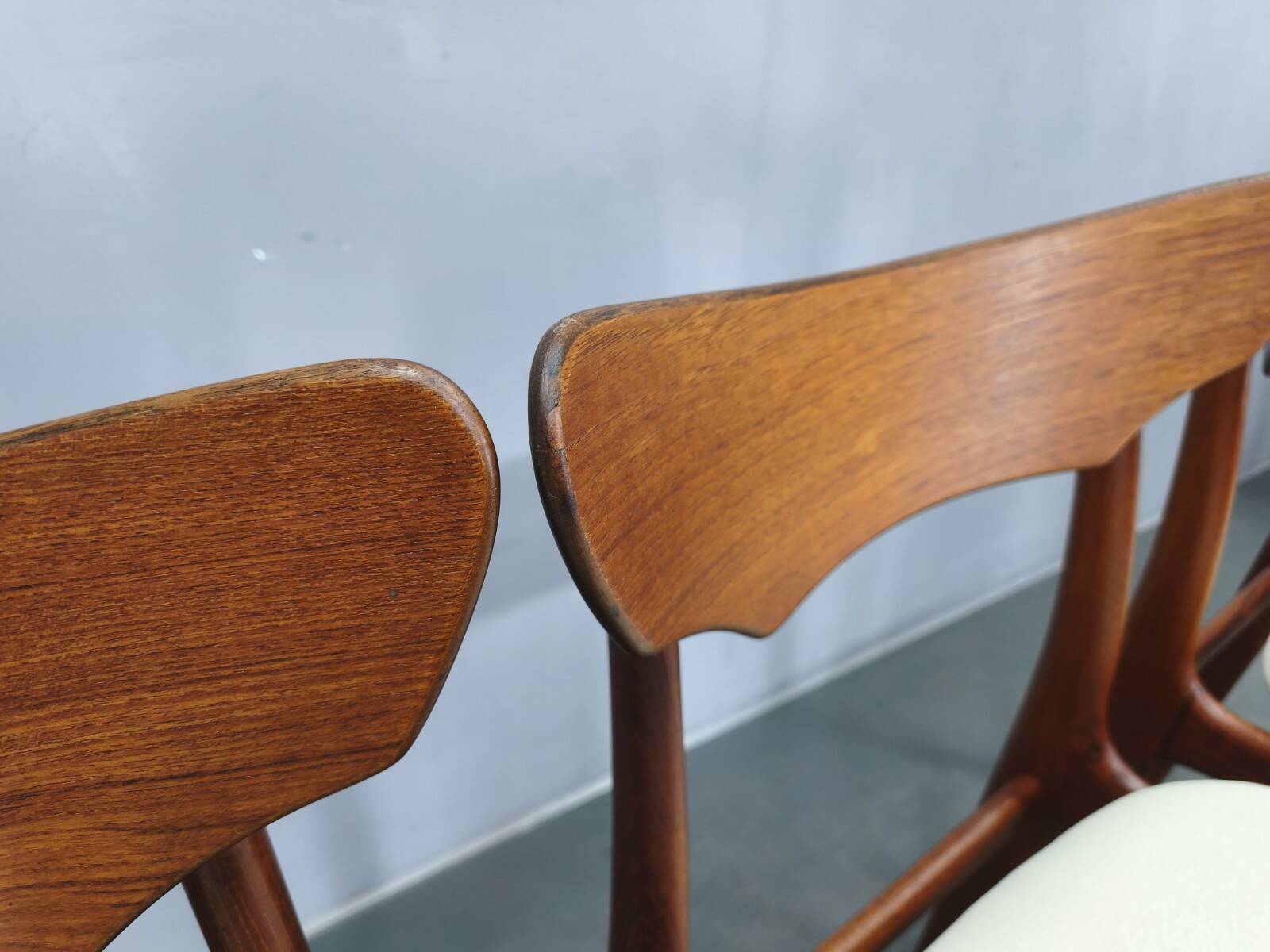 Set of 4 Danish Teak Dining Chairs by Schionning & Elgaard, 1960s