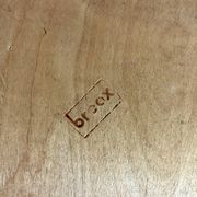 Set of 5 chairs in rosewood and leather seat BREOX edition - 1960