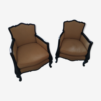 Paire de fauteuils Art Déco