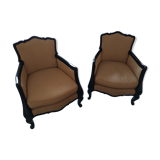 Pair of Art Deco armchairs