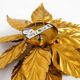 Rare large gold-plated Hans Kögl Florentine-style ceiling or wall lamp from