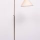 Classic brass Floor Lamp with Curved Neck, 1950s