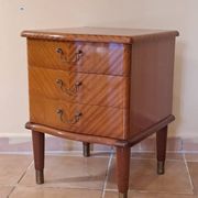 Scandinavian bedside table in mahogany, Norway 1960s