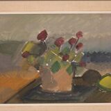 « Motif floral » par B. Sjööberg