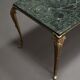 Green marble coffee table 1950's