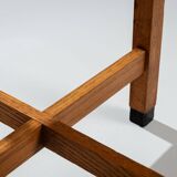 Art Deco Amsterdamse School round sidetable