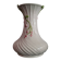 Vintage twisted barbotine vase