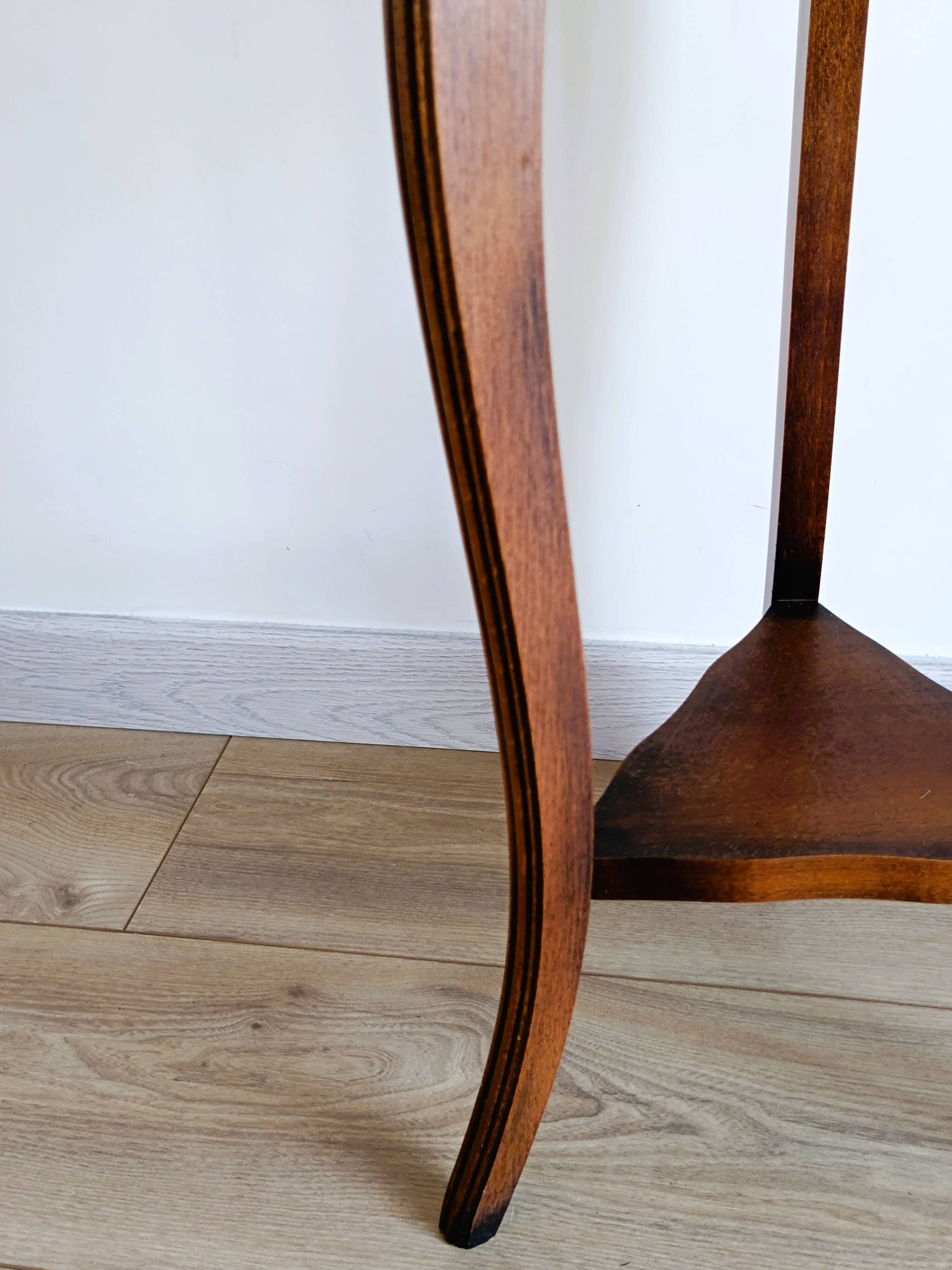 Small solid wood stool