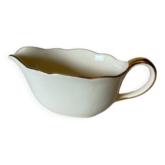 Villeroy and Boch 1950s cream and gold sauce boat