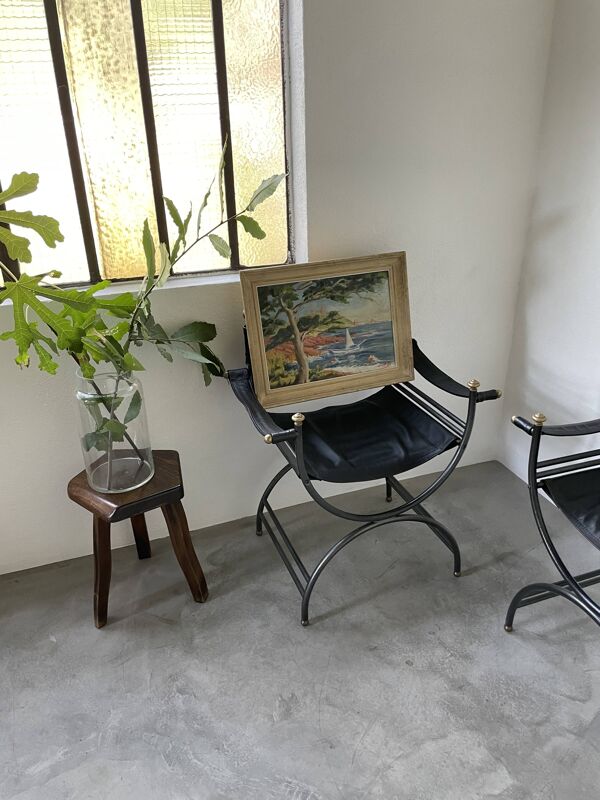 Peinture à l’huile Saint Raphaël Gus Buffa