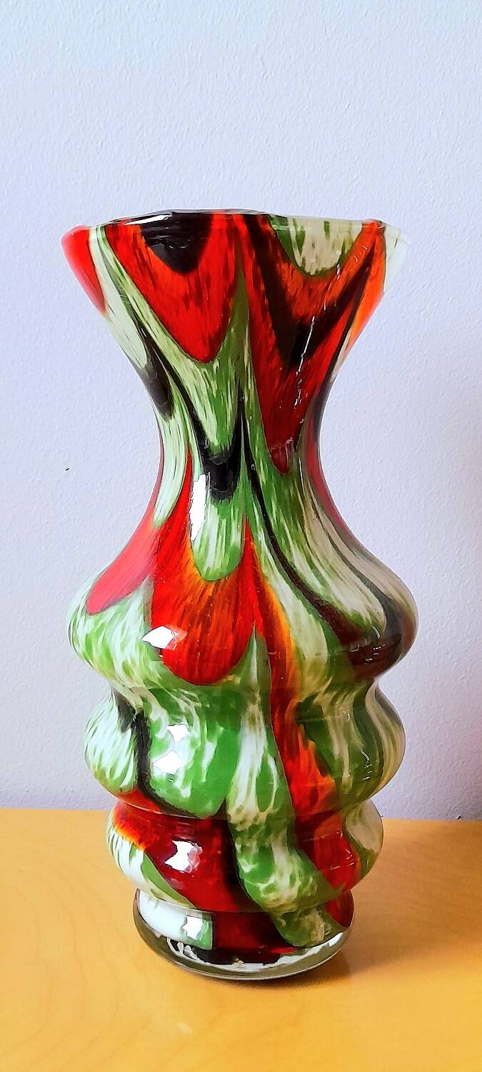 Murano glass vase, Carlo Moretti 70s