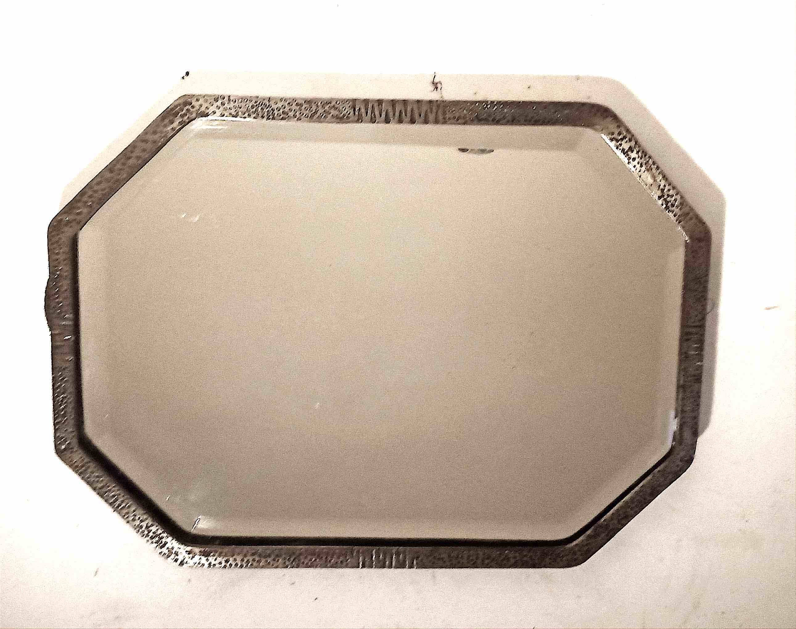 Art Deco Beveled Mirror 58.8 x 41.2 cm