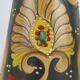 Deruta Santucci vase hand-painted terracotta signed numbered vintage Italy VA2