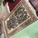 Hand made wool and silk rug-152x91cm