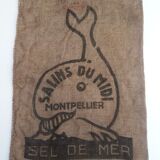 Sac sel salins du midi toile de jute