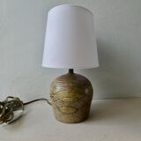 Lampe en grès de Jean Claude Monange, années 60