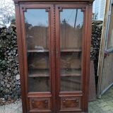Glass display cabinet/bookshelf