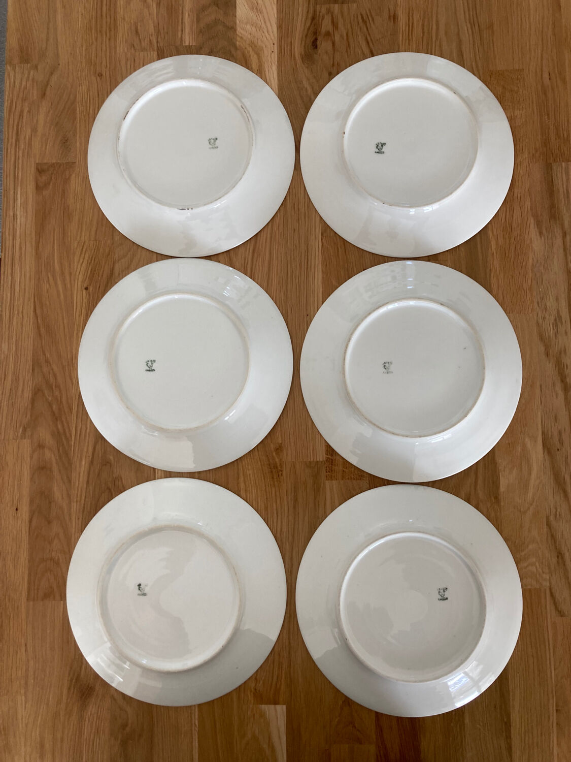 6 Limoges porcelain dessert plates