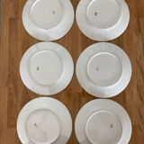 6 Limoges porcelain dessert plates