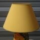 Lampe en céramique, vase et plat assortis, Drimmer