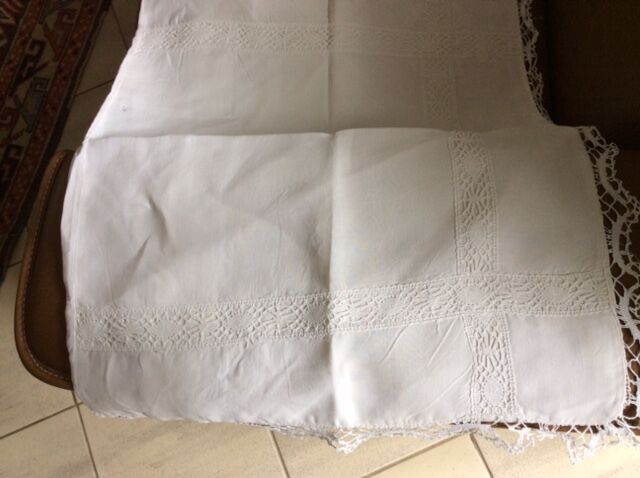 Set of 16 antique hand-embroidered stainedcases