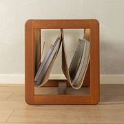 Mid-century magazine rack by Aksel Kjersgaard for Salin Møbler, Denmark, 1960s