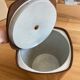 Vintage champagne bucket / teak ice cream