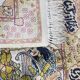 Genuine Antique Turkish Silk Istanbul Rug: 49x72 cm