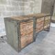 Opel Blitz Workbench Set | Vintage Military Table & Drawer Unit