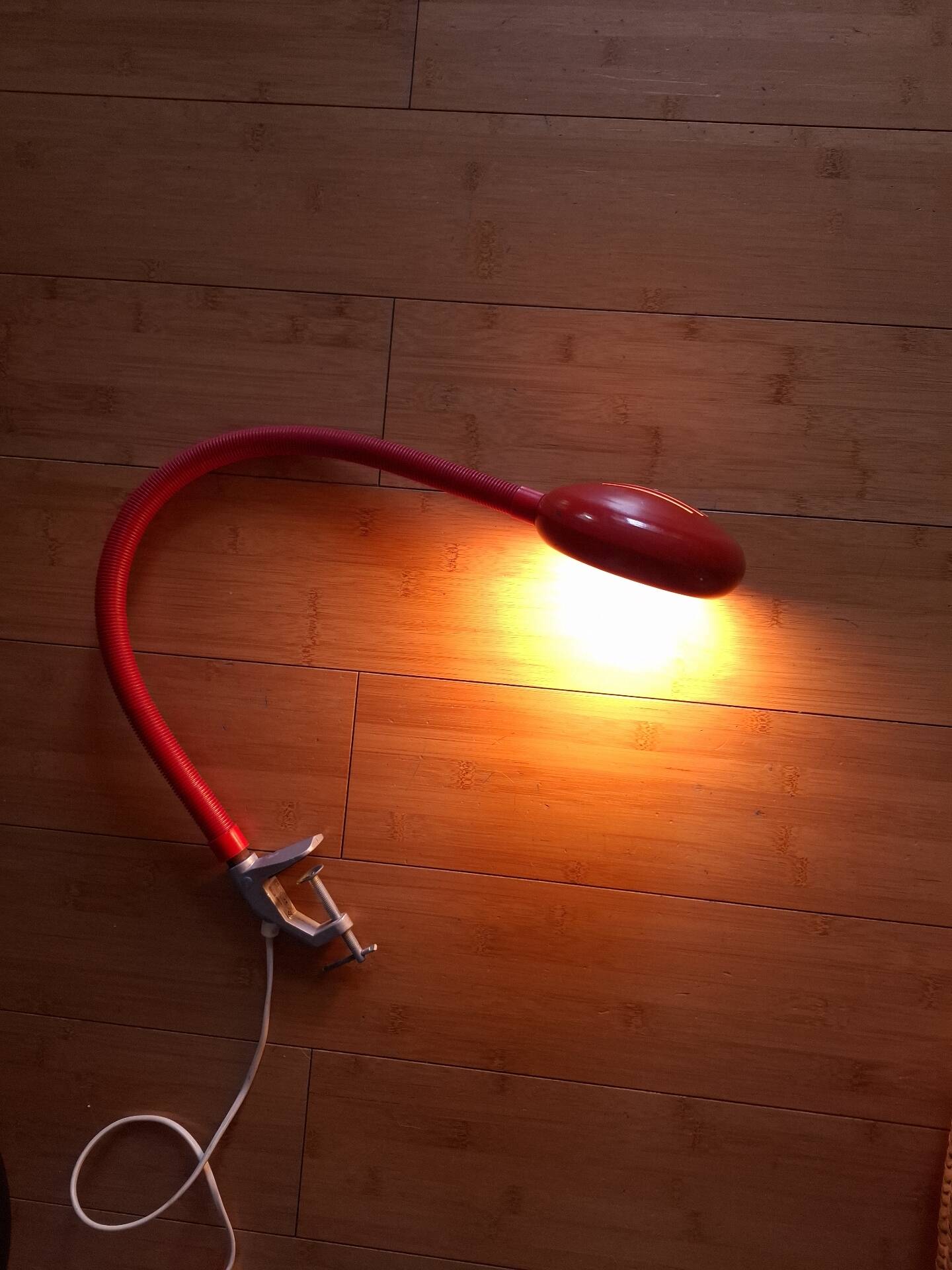 Lampe serpent à étau années 80'S