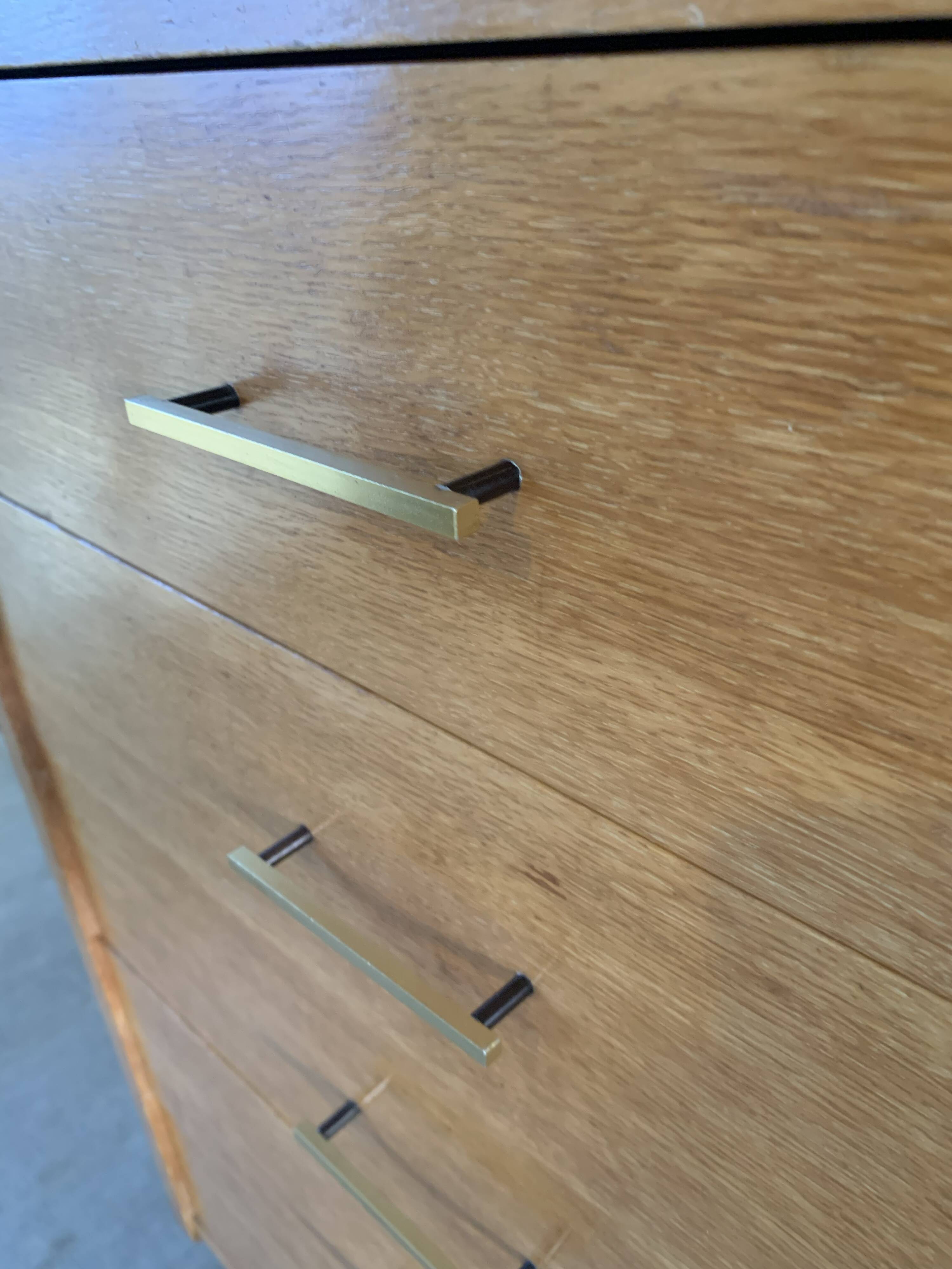 Vintage oak chiffonier from the 1950s