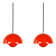 Paire de lampes vintage Flowerpot danoises par Verner Panton, Louis Poulsen 1968