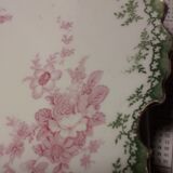 Porcelain dish decorated with handles