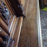 Renaissance two-body sideboard in walnut