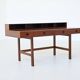 Bureau Peter Lovig Flip-Top Partners en palissandre, Lovig, Danemark, 1960