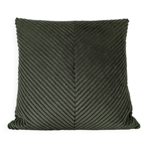 Coussin velours côtelé
