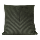 Coussin velours côtelé chevron