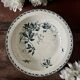 Shallow round plate, Gien ironstone.