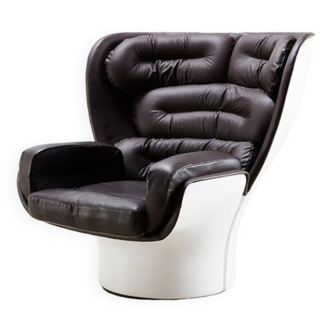 Fauteuil lounge Joe Colombo Elda pour Comfort Italie 1963