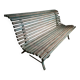 French garden bench in wood and iron, 1950s