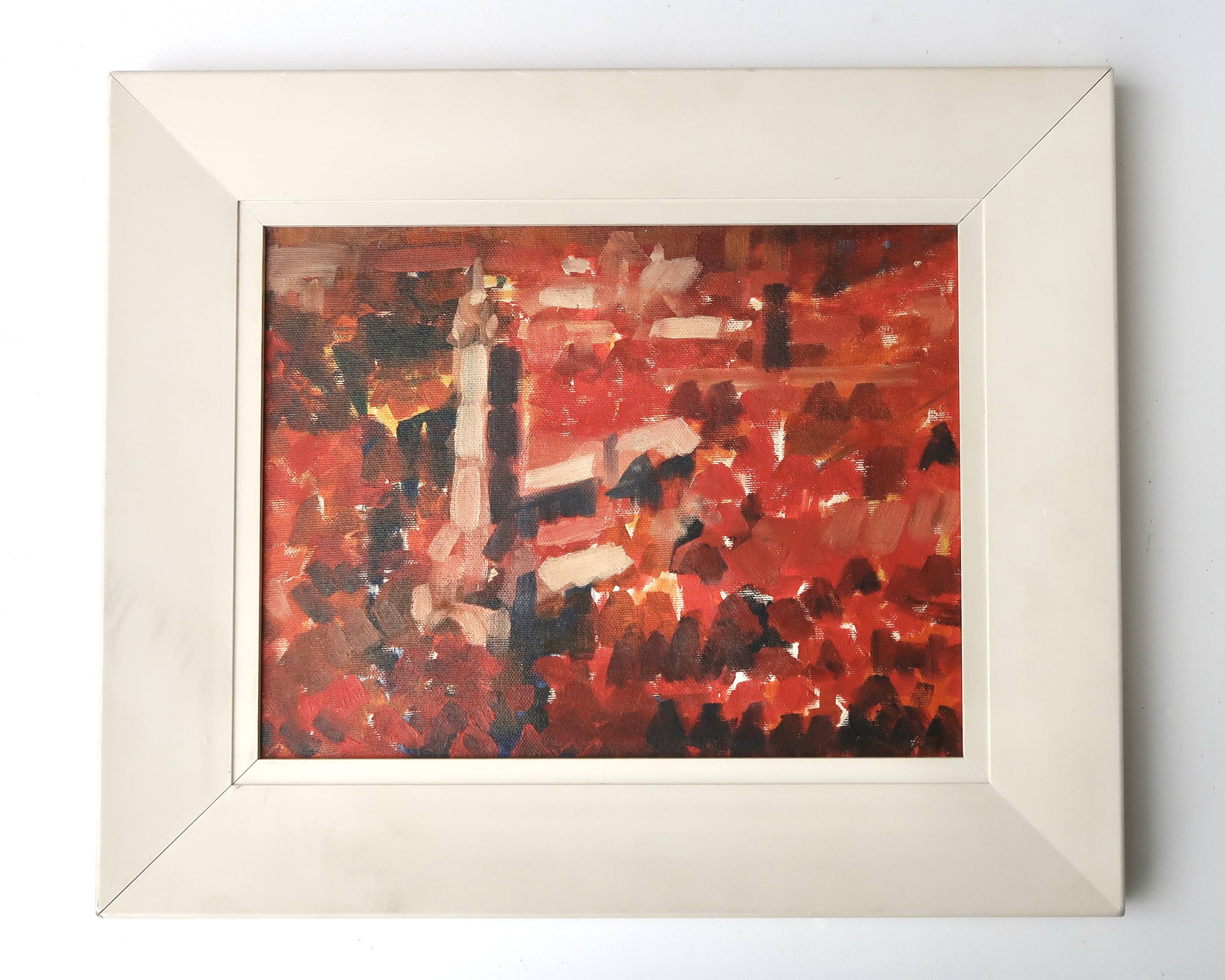 Modern painting from Ghent signed J.J Pajeile, by Nicolas de Staël.
