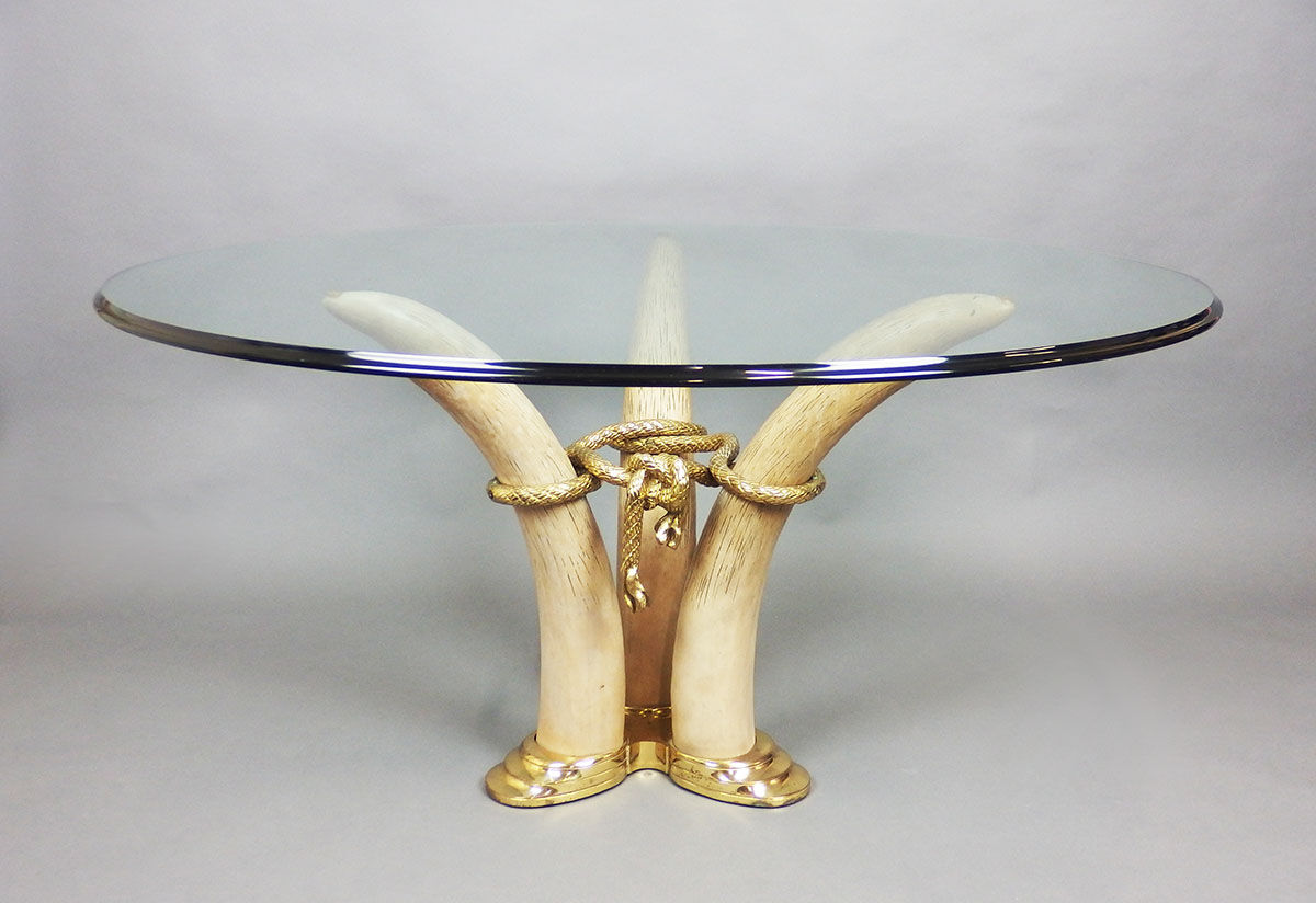 Round table stay by Valenti, circa 1970-80