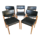Set of 5 vintage "Scandinavian" chairs Zetel Behaagt / BeHaegel