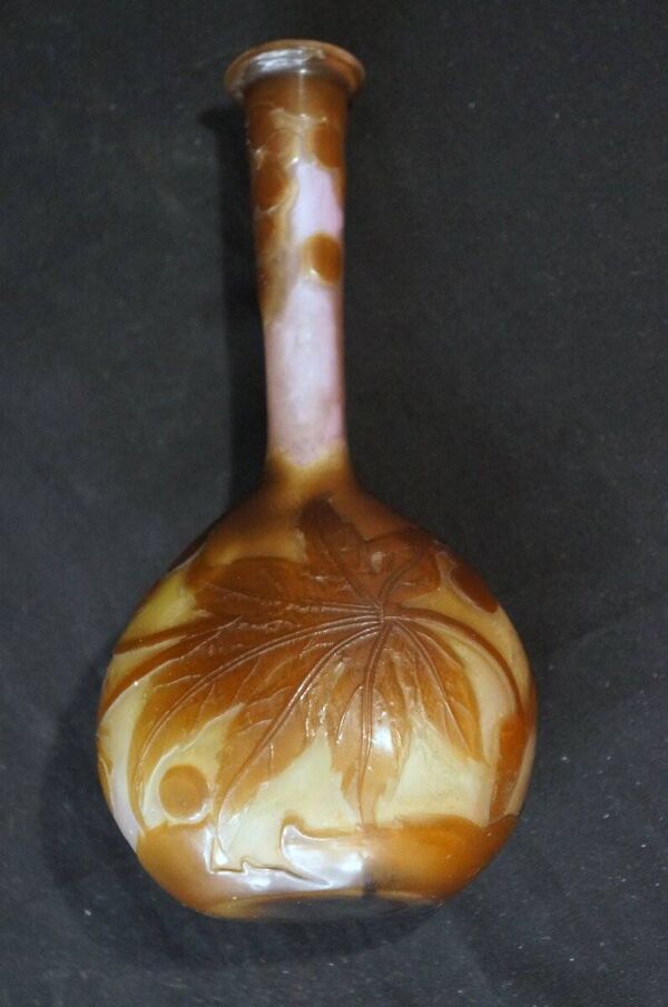 Vase Émile Gallé Art Nouveau vers 1895–1904