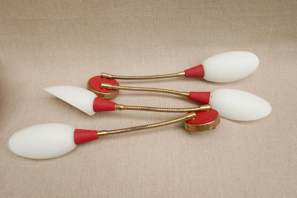 Pair of 1950s with opaline