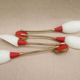 Pair of 1950s with opaline