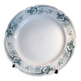 Iron flat plate Lunéville Art Nouveau Lucy 1900