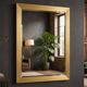 Miroir XL doré vintage