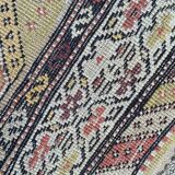 Tapis ancien persan kurde pour couloir 108x352 cm