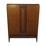 Wardrobe in China and rattan braces 60/70